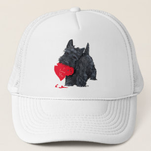 Scottish Terrier Valentine Trucker Hat