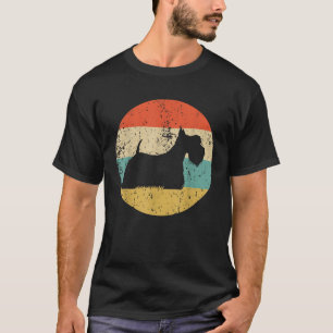 Scottish Terrier Vintage Retro Scottie Dog T-Shirt