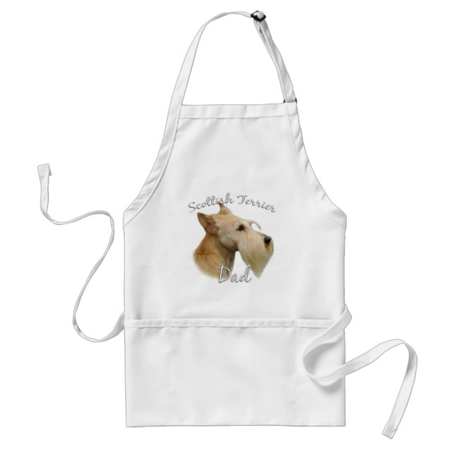 Scottish Terrier (wheaten) Dad 2 Standard Apron (Front)