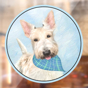 Scottish Terrier Wheaten Dog Painting Original Art