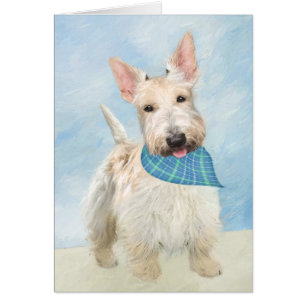 Scottish Terrier Wheaten Dog Painting Original Art