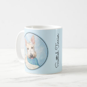 Scottish Terrier Wheaten Dog Painting Original Art Coffee Mug