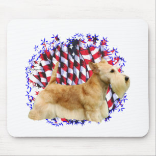 Scottish Terrier (wheaten) Patriot Mouse Pad