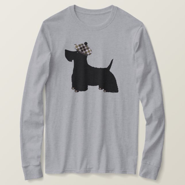 Scottish Terrier Women's Long Sleeve T-shirt (Design Front)