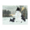 Scottish Terriers Build a Snowman