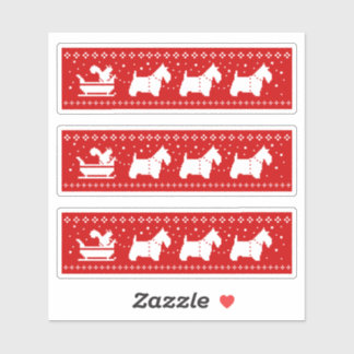 Scottish Terriers Christmas Sleigh Holiday