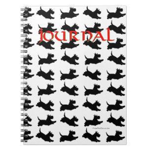 Scottish Terriers Spiral Notebook