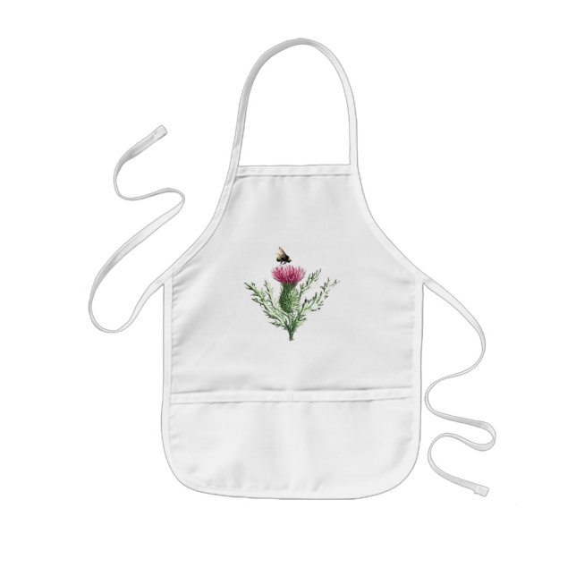 Scottish Thistle Apron (Front)
