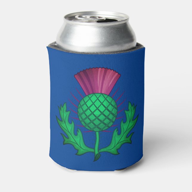 Scottish Thistle Can Cooler (Can Back)