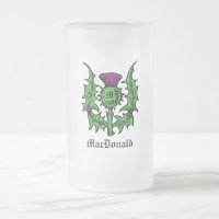 Scottish Thistle Custom Name