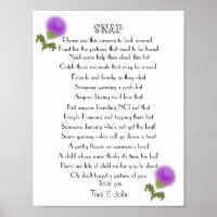 Scottish Thistle I Spy Snap Wedding Photo Game