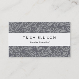 Scottish Thistle Knot William Morris Style Business Card