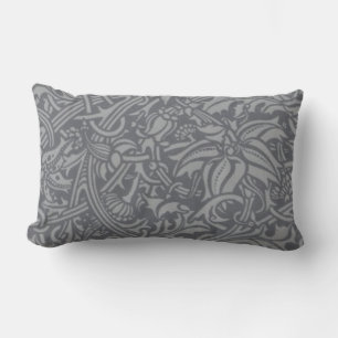 Scottish Thistle Knot William Morris Style Lumbar Cushion