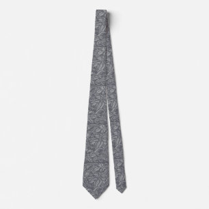 Scottish Thistle Knot William Morris Style Tie