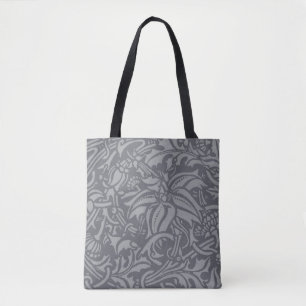 Scottish Thistle Knot William Morris Style Tote Bag