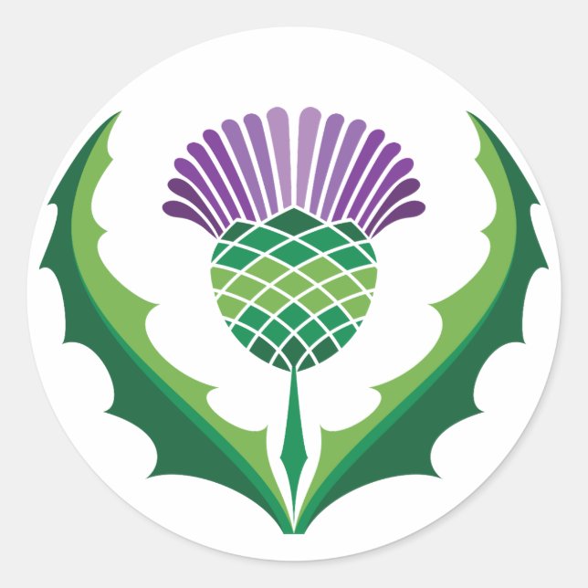 Scottish Thistle Sticker (Front)