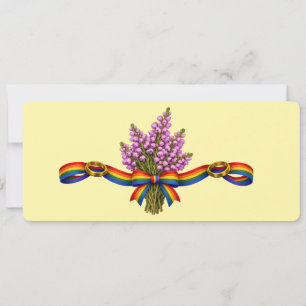 Scottish Wedding LGBTQIA+ pride celebration day Save The Date