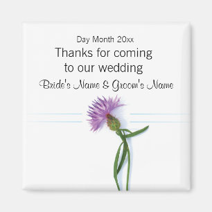 Scottish Wedding Souvenirs, Gifts, Giveaways Magnet