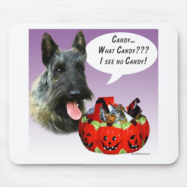 ScottishTerrier Halloween Candy Mouse Pad (Front)