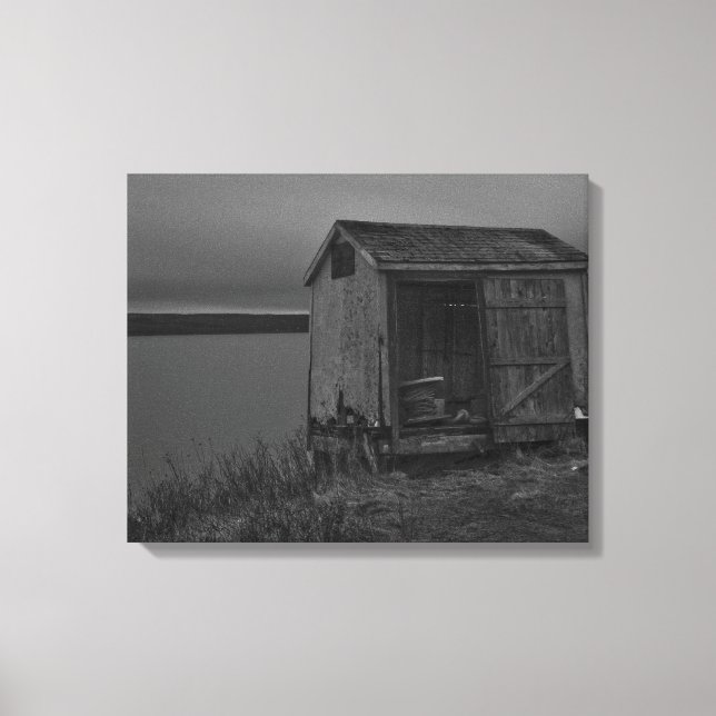 Scott's Bay Shack Wrapped Canvas (Front)