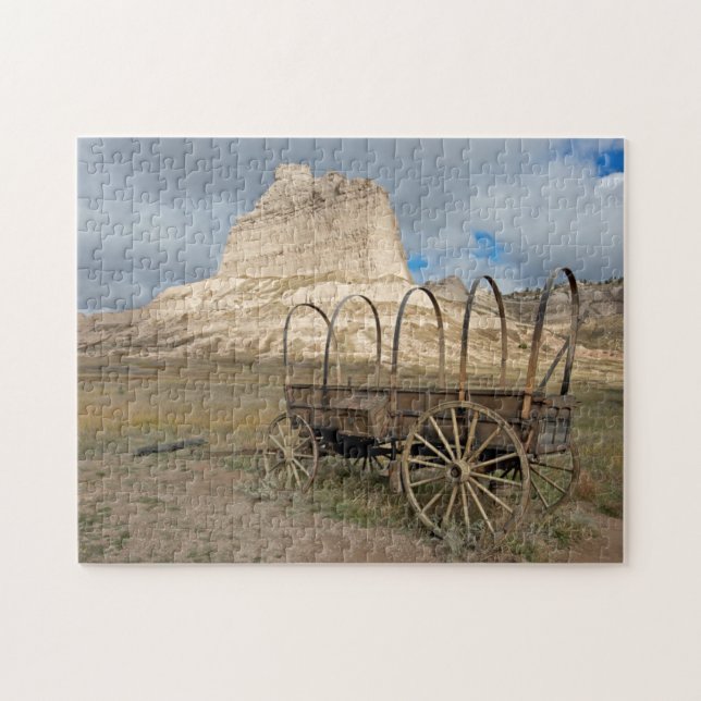 Scott's Bluff in present day Nebraska Jigsaw Puzzle (Horizontal)