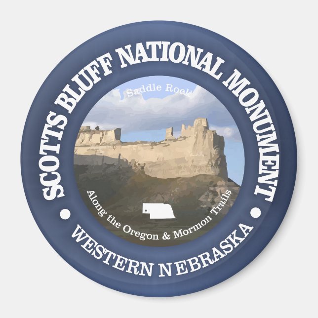 Scotts Bluff National Monument Magnet (Front)