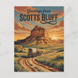 Scotts Bluff National Monument USA Postcard