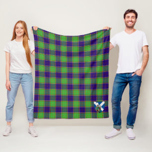 Scotts Colville Tartan Plaid Fleece Blanket