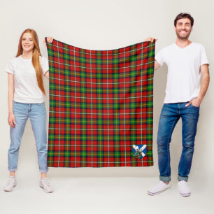 Scotts Fairlie Tartan Plaid Fleece Blanket