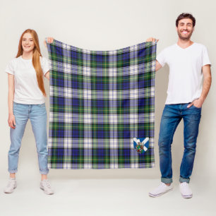 Scotts Gordon Dress Modern Tartan Plaid Fleece Blanket