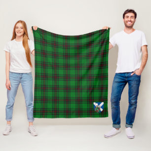 Scotts Halkett Tartan Plaid Fleece Blanket