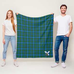 Scotts Lyon Tartan Plaid Fleece Blanket