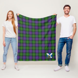 Scotts MacBrayne Tartan Plaid Fleece Blanket