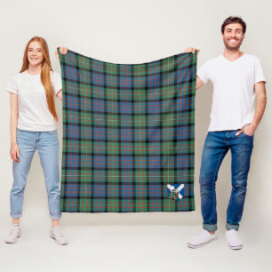 Scotts MacDonnell Of Glengarry Ancient Tartan Plai Fleece Blanket