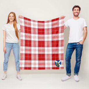 Scotts Maxwell Plaid Tartan Plaid Fleece Blanket