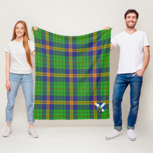 Scotts New Mexico Tartan Plaid Fleece Blanket