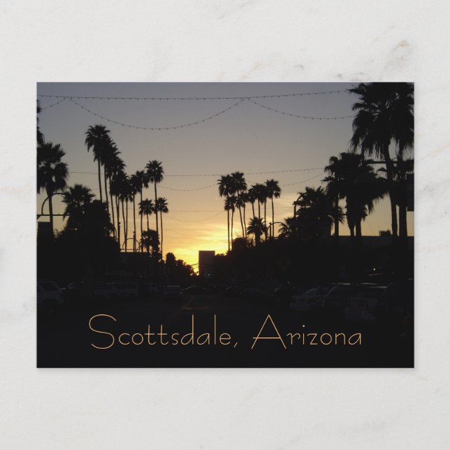 Scottsdale, Arizona postcard (Front)