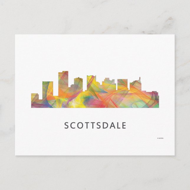 SCOTTSDALE, ARIZONA SKYLINE WB1 - POSTCARD (Front)