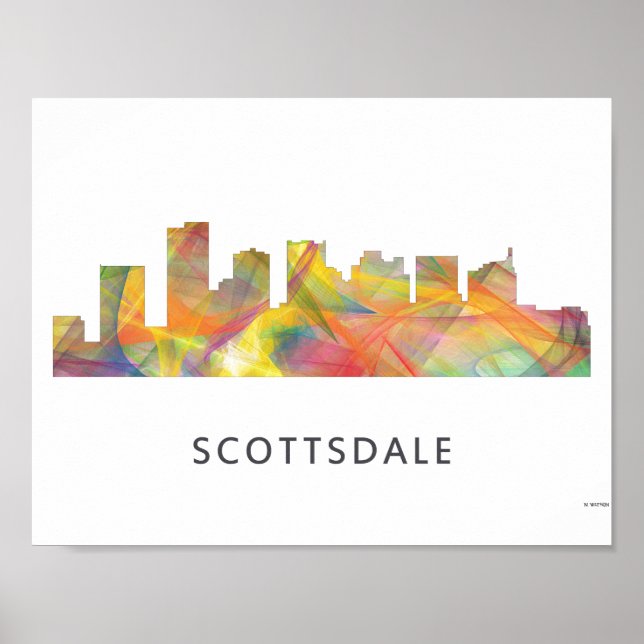 SCOTTSDALE, ARIZONA SKYLINE WB1 - POSTER (Front)