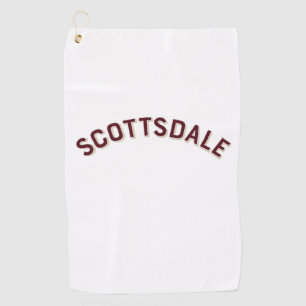 Scottsdale, Arizona Vintage Arch Golf Towel