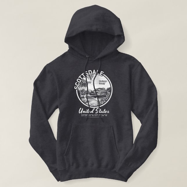 SCOTTSDALE - ARIZONA VINTAGE HOODIE (Design Front)