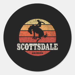 Scottsdale Az Country Western Classic Round Sticker