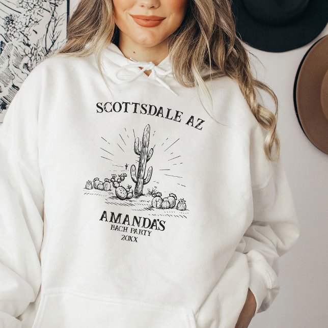 Scottsdale Sedona Arizona Desert Bachelorette Hoodie (Creator Uploaded)