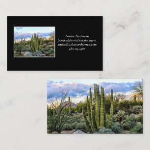 Scottsdale Succulent Sunset Business Card