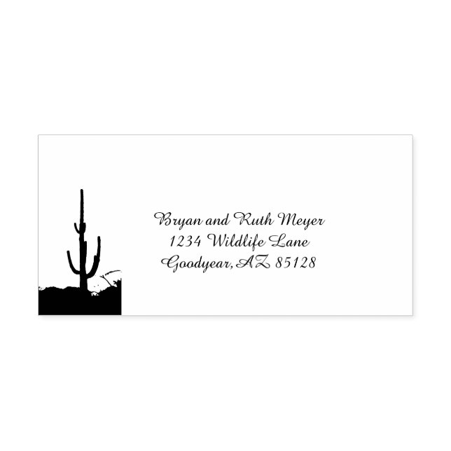 Scottsdale sunset before the storm self-inking stamp (Design)