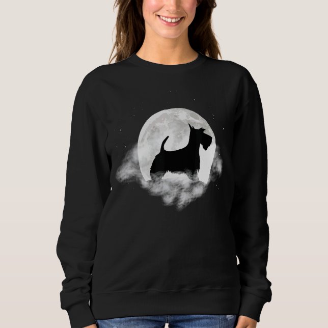 Scotty Dog Aberdeen Terrier Retro 3 Sweatshirt (Front)