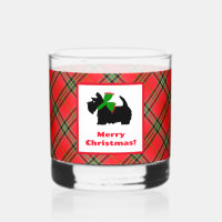 Scotty Dog and Tartan Merry Christmas