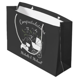 Scotty Dog Baby Shower Large Gift Bag