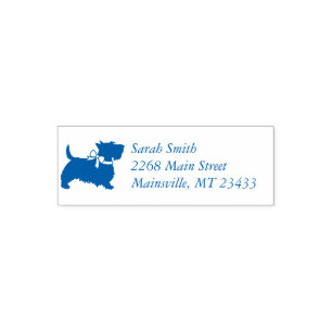 Scotty dog Baby Shower Self-inking Stamp