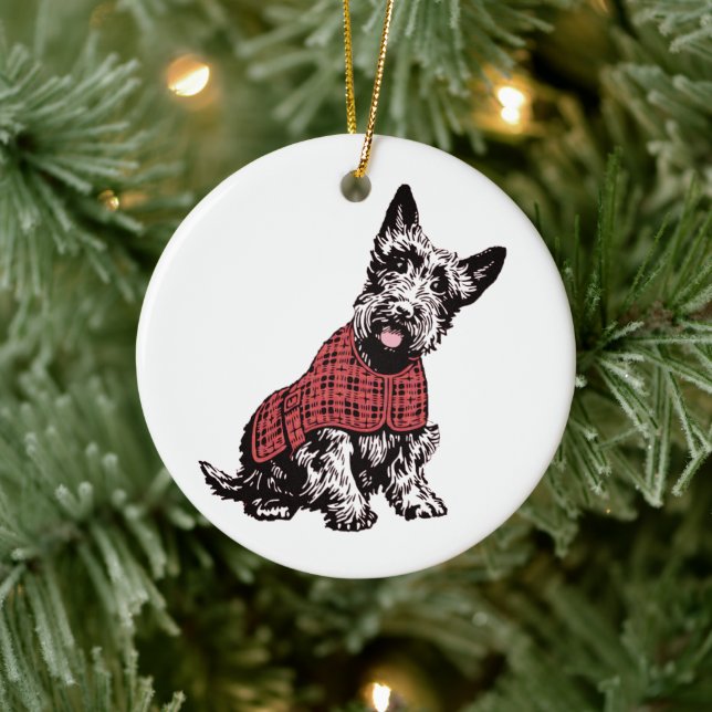 Scotty Dog Christmas Ornament (Tree)